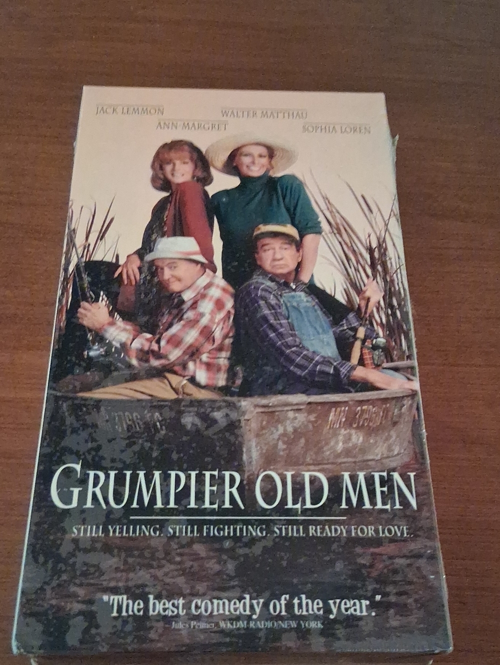 Vintage 1996 Warner Bros. Grumpier Old Men. VHS Tape Movie Video